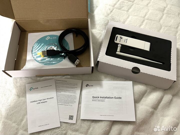 Wi-Fi адаптер TP-link TL-WN722N USB 2.0