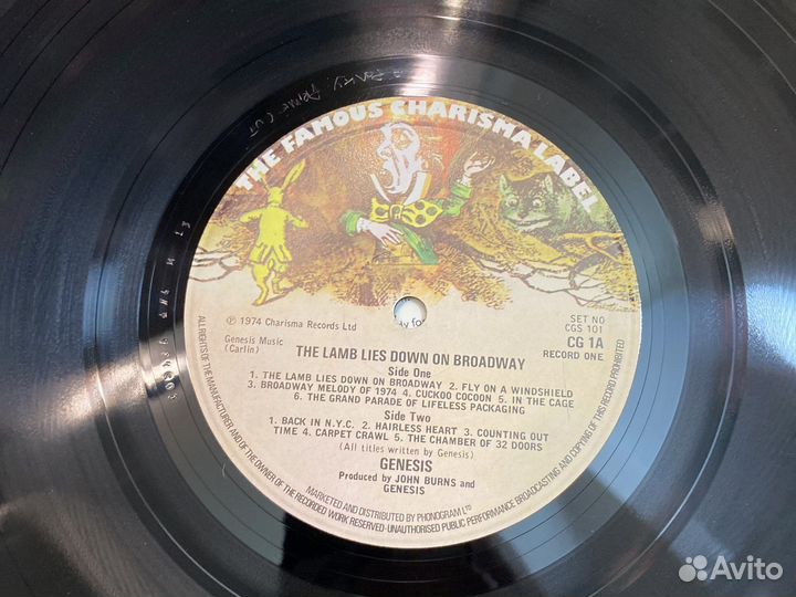 Genesis Phil Collins lp, UK, USA