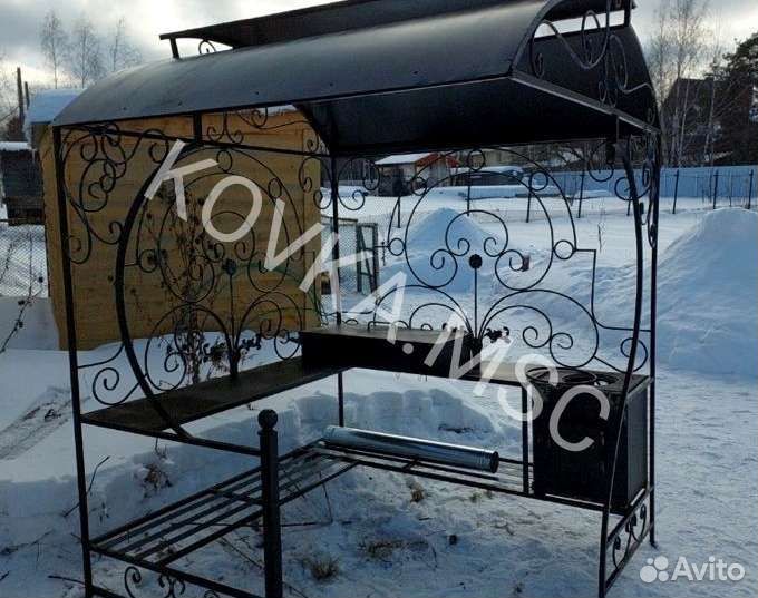 Беседка с мангалом