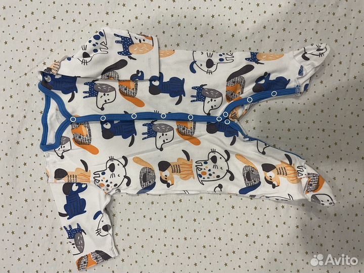 Слипы для новорожденного мальчика 56 62