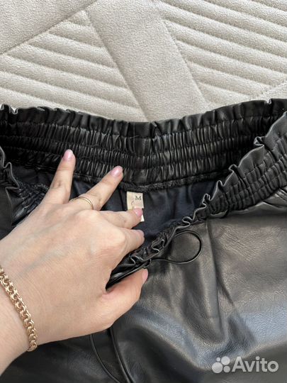 Шорты женские кожаные 44 46 размер