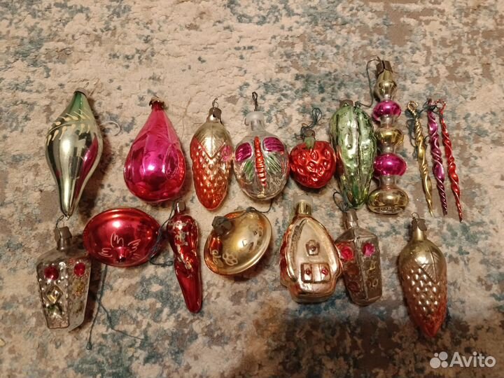 Елочные игрушки СССР