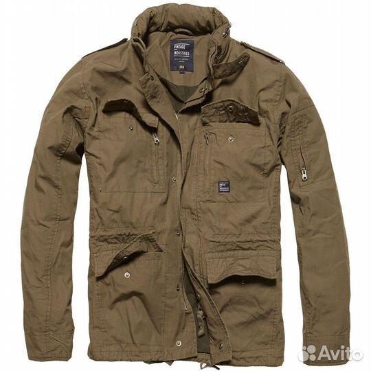 24785 Куртка Vintage Industries Cranford dark khak