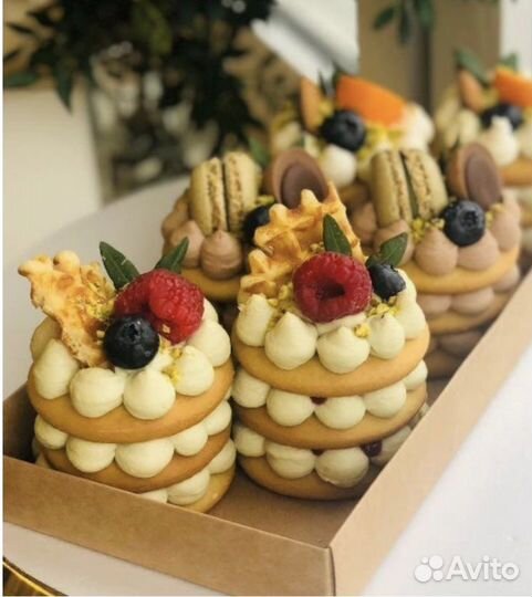 Зефирные десерты, пирожные, зефирные торты