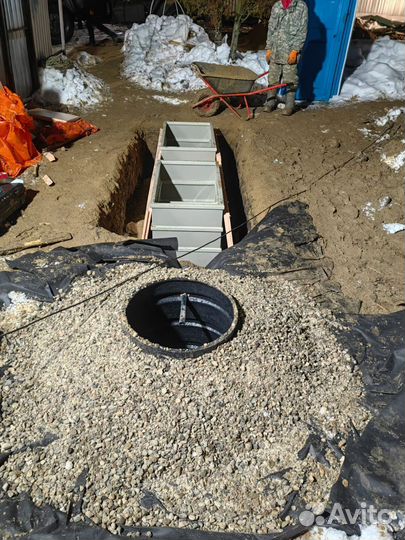 Станция биологической очистки. септик