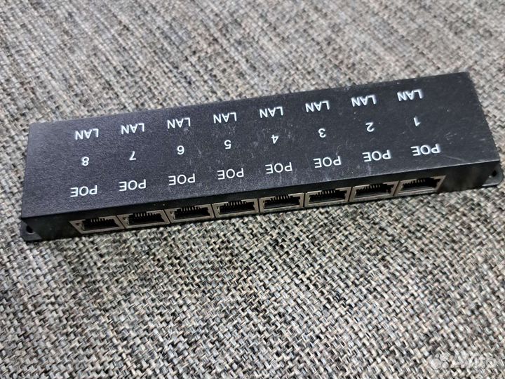 POE инжектор 8-ми портовый