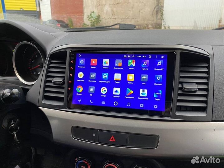 Android магнитола Mitsubishi Lancer 10 есть Teyes