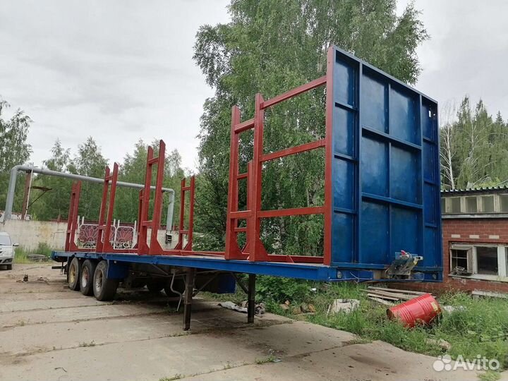 Полуприцеп лесовоз (сортиментовоз) Тонар 9444, 1998