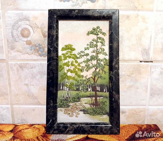 Картины (панно) из камня и каменной крошки. СССР