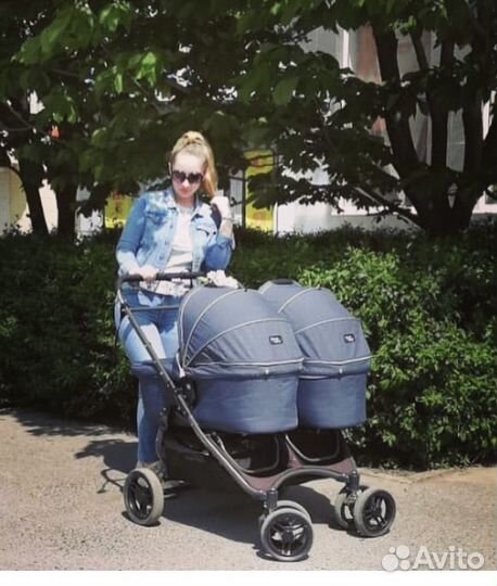 Коляска для двойни с люльками Valco baby snap duo