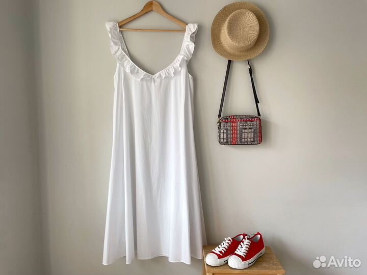 Платье летнее белое HM новое
