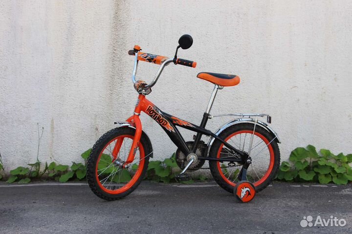 Детский велосипед Black aqua Hot Rod