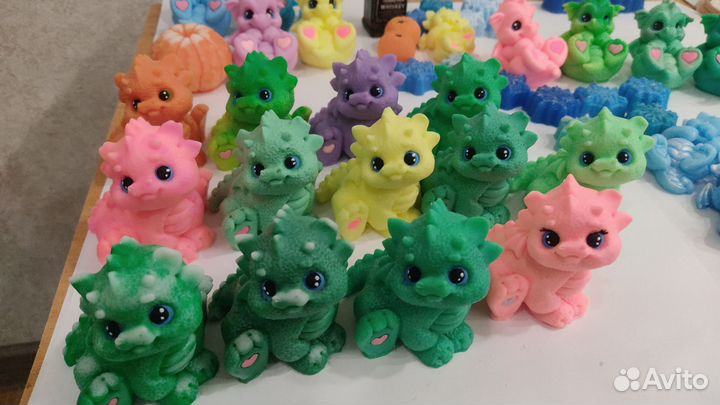 Мыло сувенирное Драконы, Виски, Мандарины