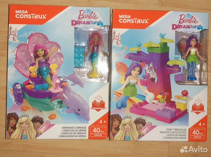 Конструктор Миньоны, Барби, Фея, Русалка