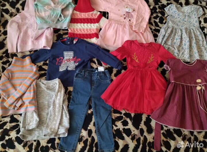 Вещи пакетом на девочку 86-92