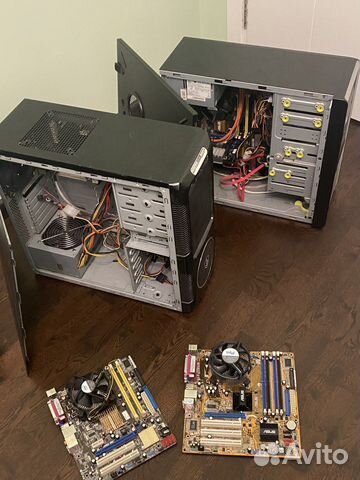 2 компьютера + 2 материнские платы купить в Москве | Электроника | Авито