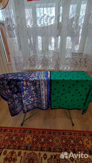 Платки шелк и крепдешин