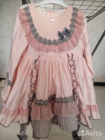 Детское нарядное платье размер 110-116