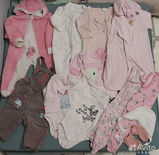 Вещи пакетом на девочку 56 62