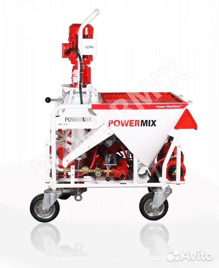 Штукатурная станция PowerMix Alpha 380 В
