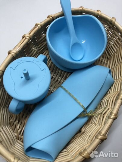 Силиконовая посуда для малышей