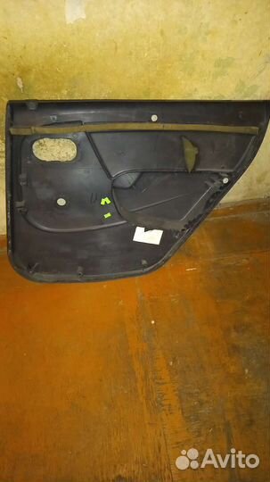 Обшивка двери renault logan