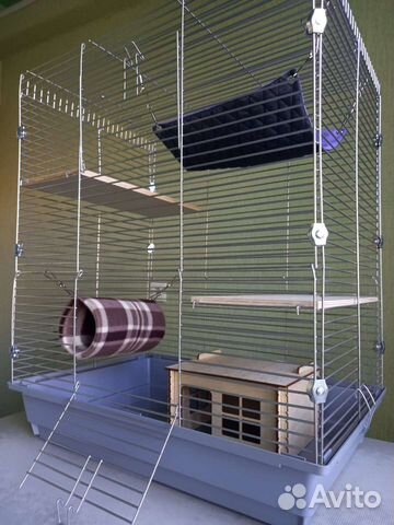 Клетка для грызунов, крыс, шиншиллы, хорька, дегу