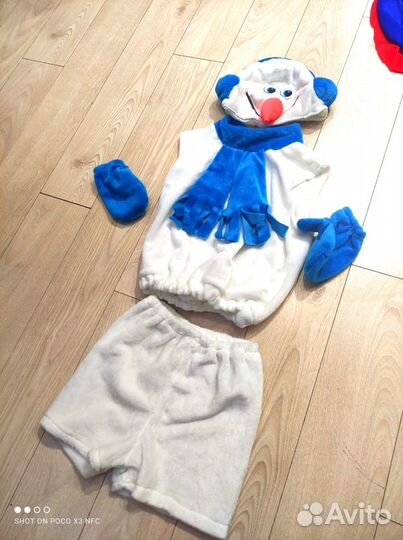 Снеговичок - Карнавальный костюм 3-5лет