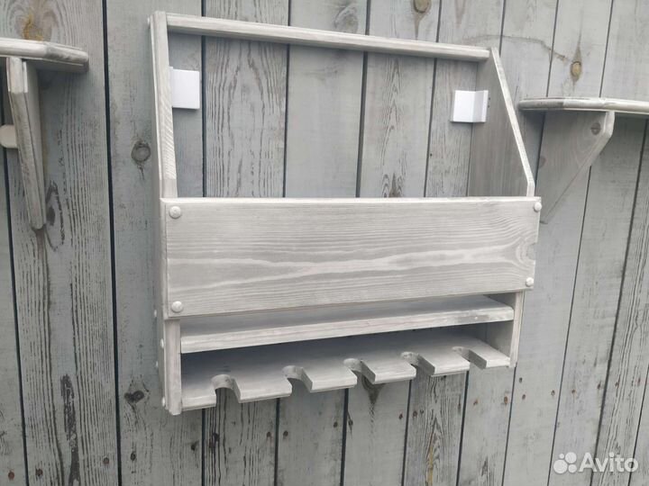 Полка для вина и две полочки