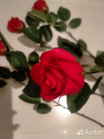 Розы из мыла 60 см