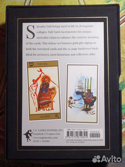 Salvador Dali Deluxe Tarot, оригинал, 2020 г