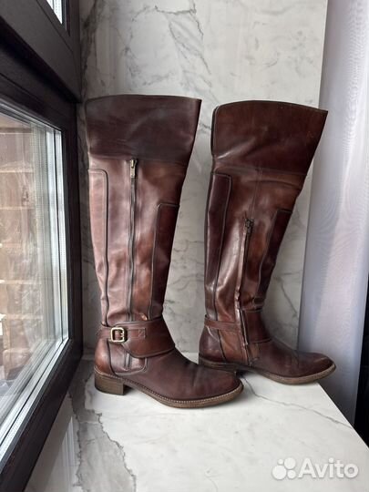 Сапоги женские натуральная кожа, Италия 37,5