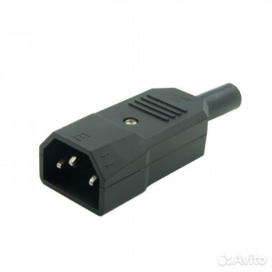 Штекер питания C14 250V 10A на кабель