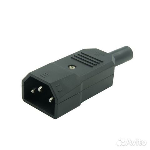 Штекер питания C14 250V 10A на кабель