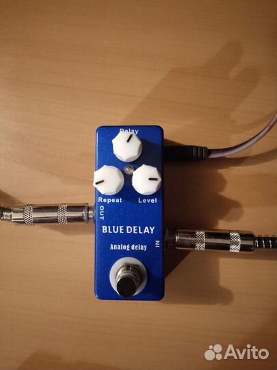 Гитарная педаль дилэй Mosky blue delay