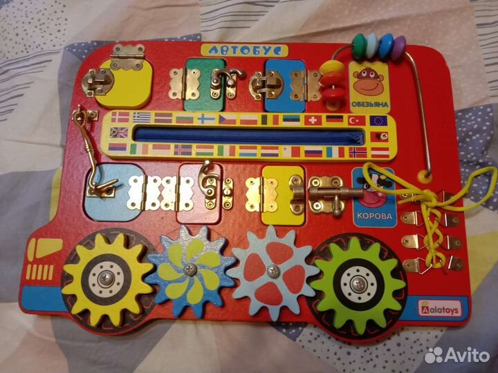 Бизиборд Alatoys автобус