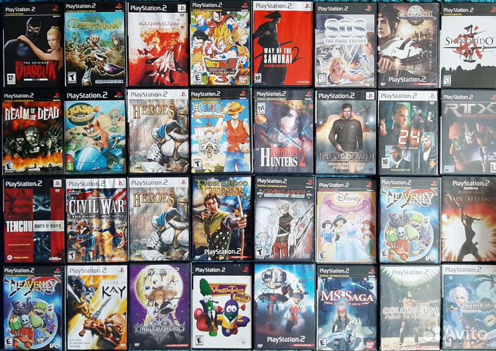 Игры на sony playstation 2 диски