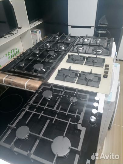 Варочная панель газовая новая Bosch 4 стекло