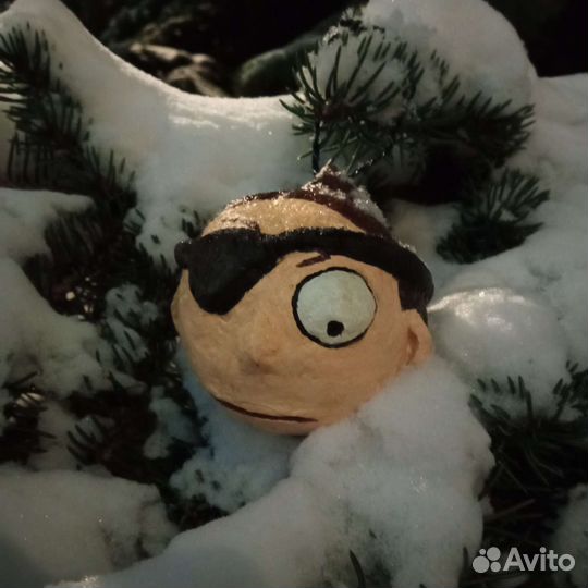 Злой Морти - ёлочная игрушка