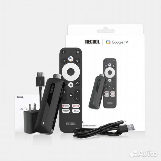 Смарт тв приставка Стик Mecool KD3 2/8 Google TV