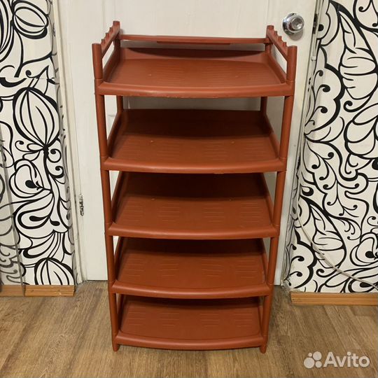 Обувница - галошница на 5 полок