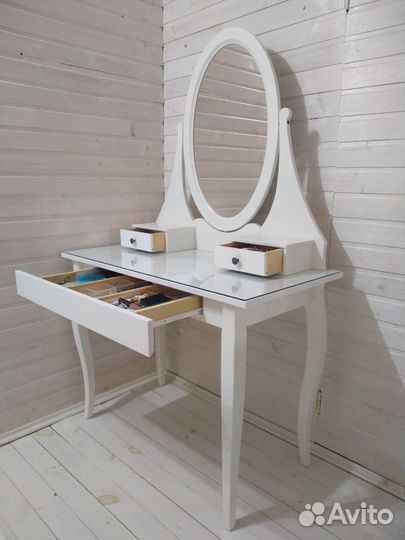 Туалетный столик с зеркалом IKEA Hemnes Хемнэс