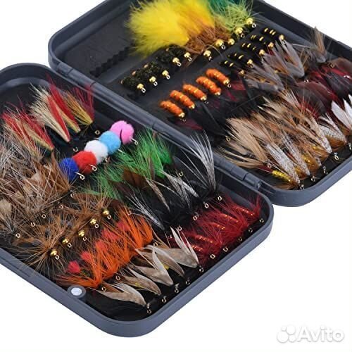 Сухая мушка Coture.Набор 100 шт+сумка