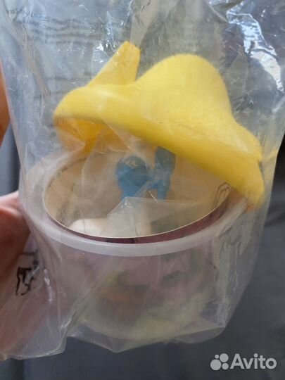 Игрушка макдональдс хэппи мил Домик смурфика