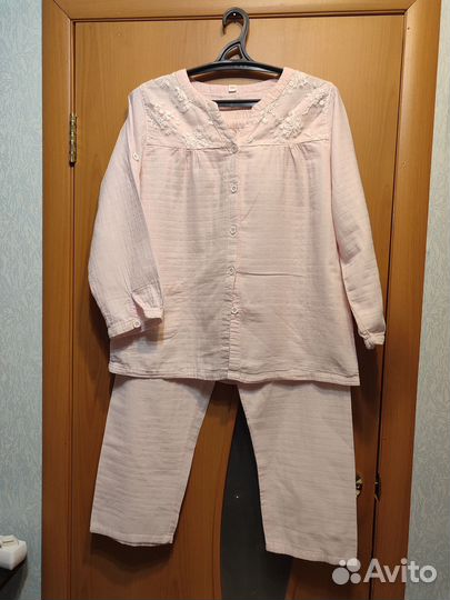 Пижамы женские хлопковые с кружевом