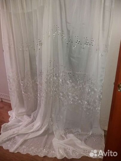 Занавеси б/у 2 шт