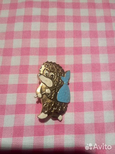 Значок СССР ежик в тумане