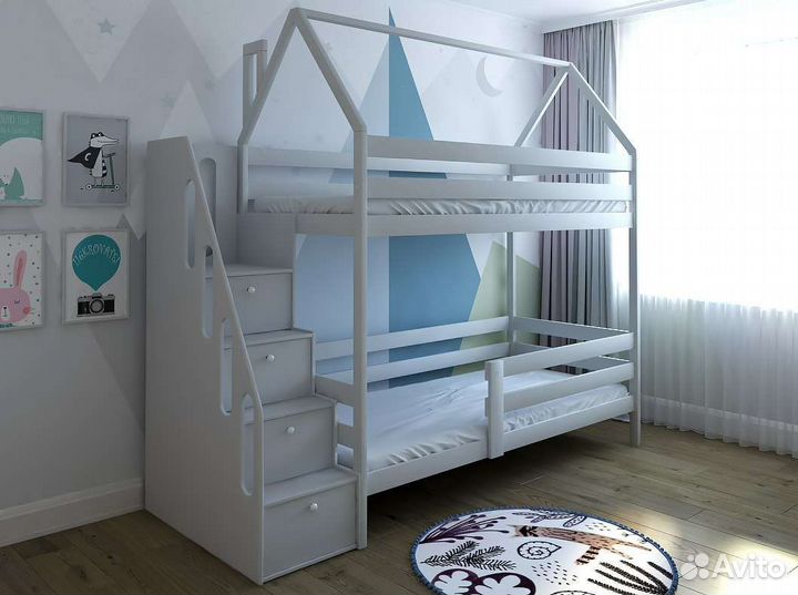 Детская кровать Двухъярусная