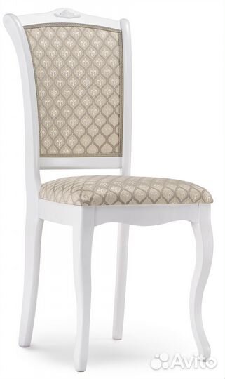 Стул деревянный Луиджи белый - бежевый. Москва