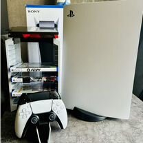 Sony Playstation 5(два геймпада, подписка, диски)